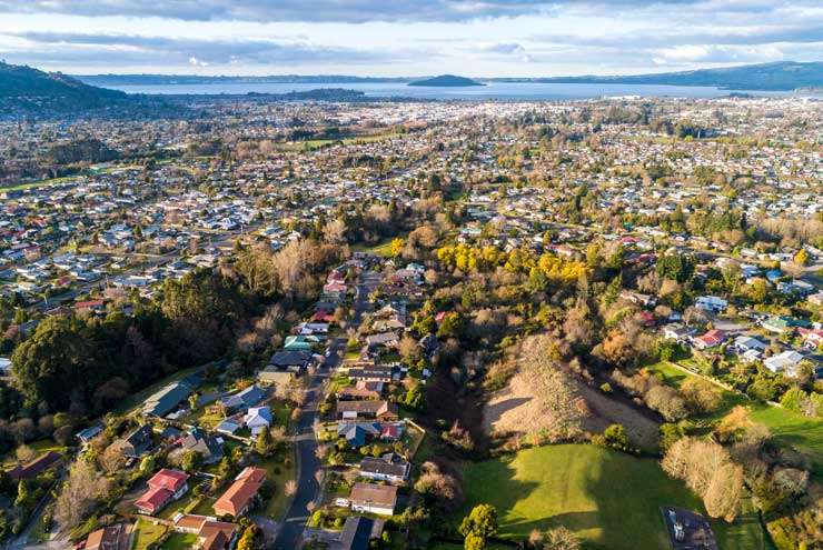 Houses in the inner Auckland suburb of St Marys Bay