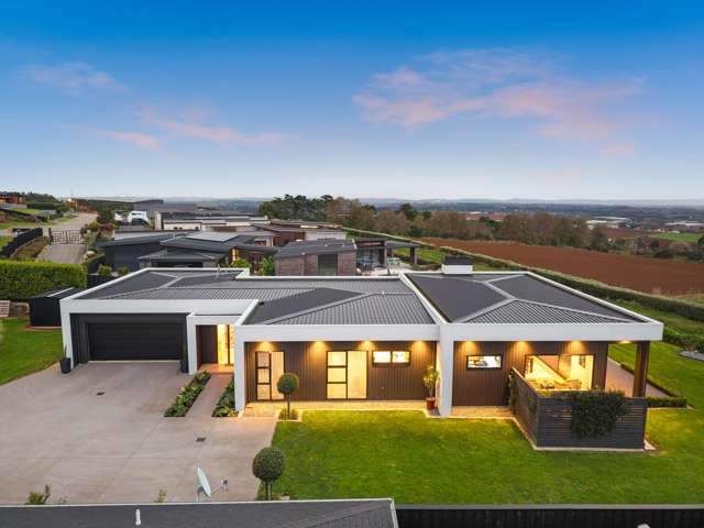 Architectural living with standout views