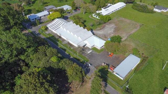 Warehouse with dangerous goods storage and parking