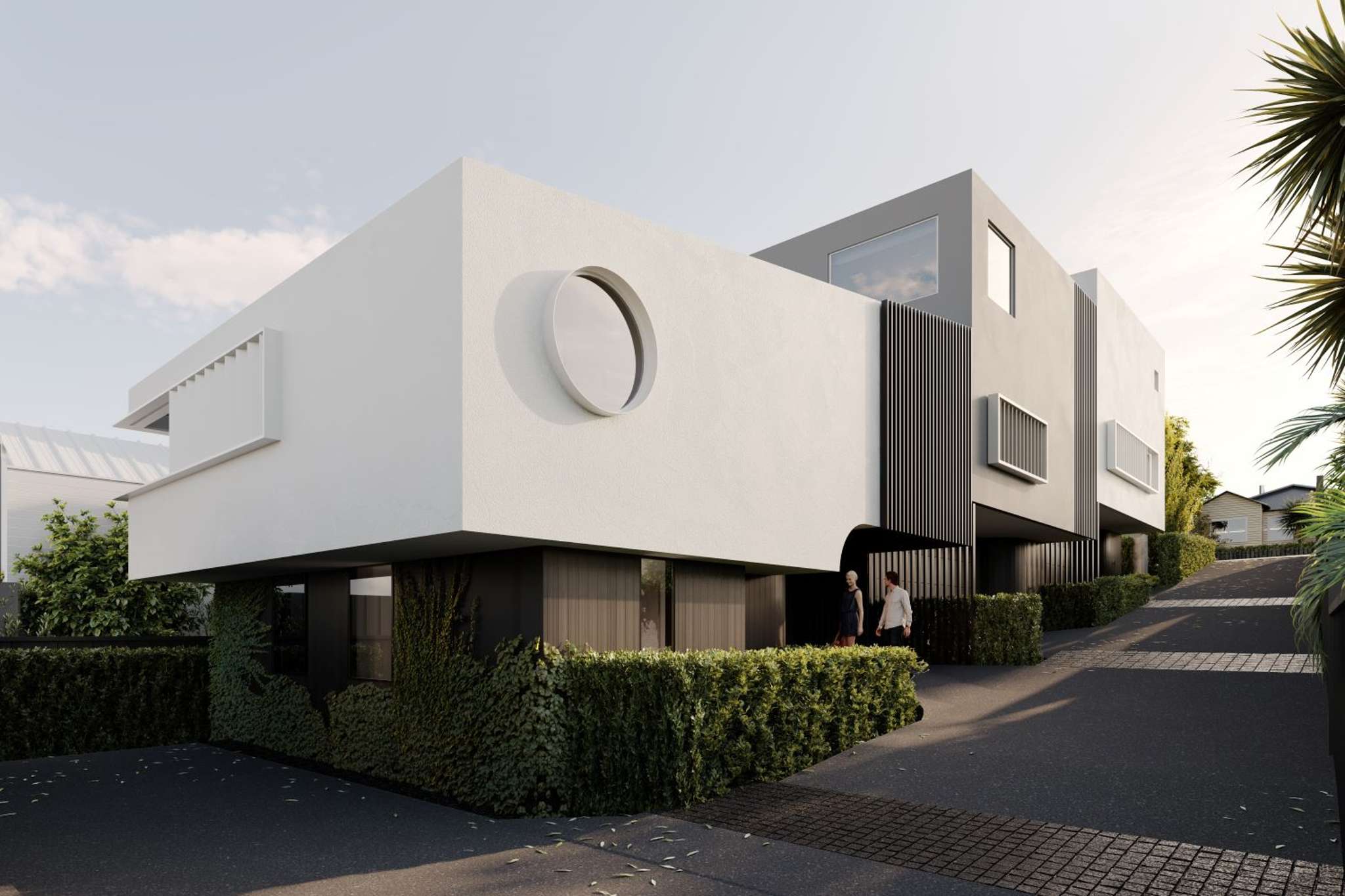 Luxury townhouses with Greek villa flair debut in Western Springs