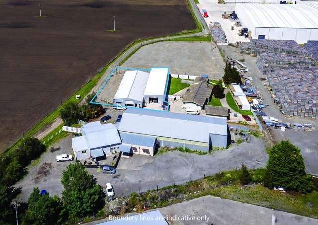 Industrial Shed with Office and Yard