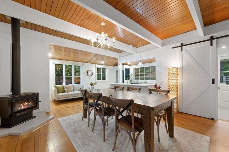 The four-bedroom home on Penruddock Rise, in Westmorland, Christchurch, sold under the hammer for <img.16m. Photo / Supplied