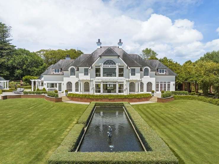 One of 2023's top sales and a suburb record-breaker to boot, this lavish mansion in Auckland's Whitford caught the attention of buyers. Photo / Supplied