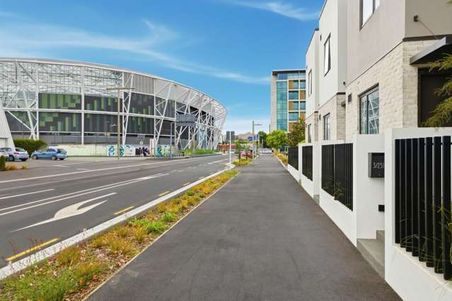 A stones throw from the stadium