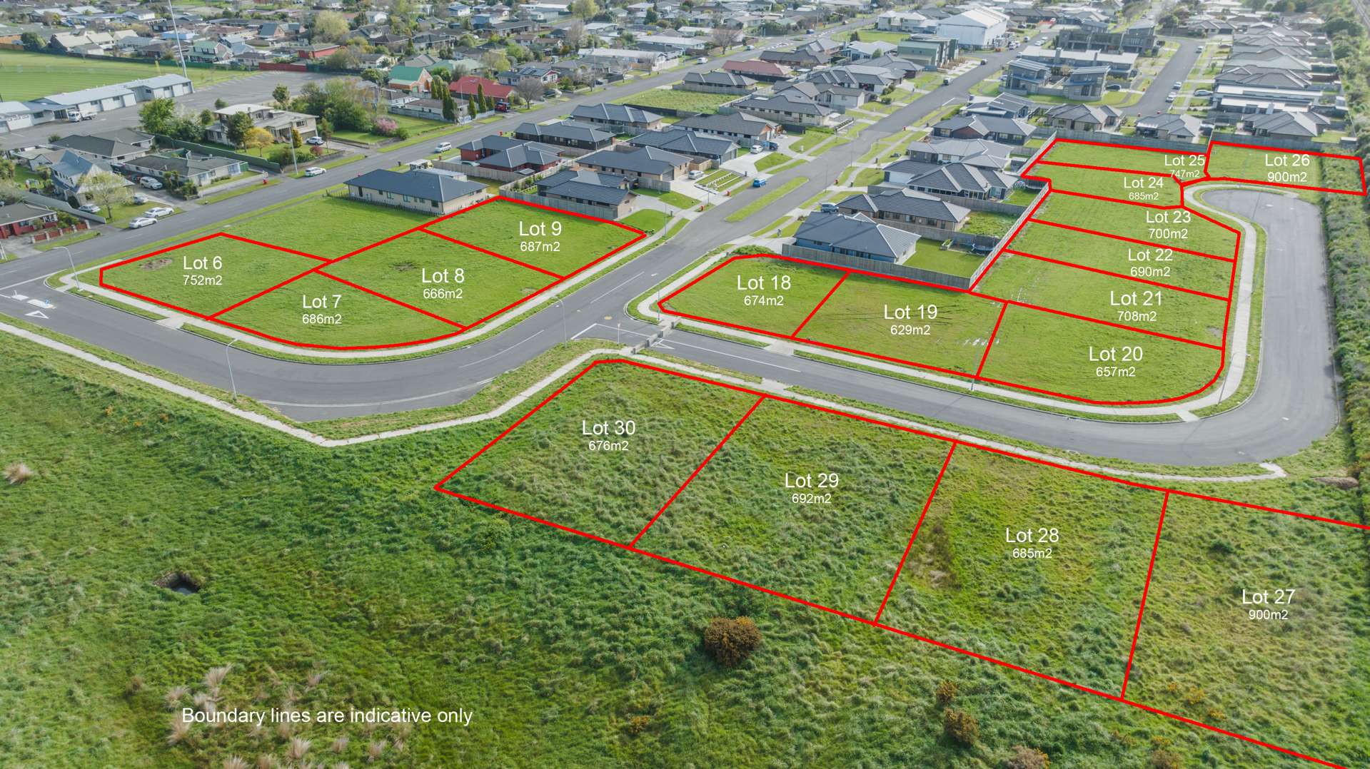 Lots 6-30 Balrickard Way Stage 2 Sections Milson_0