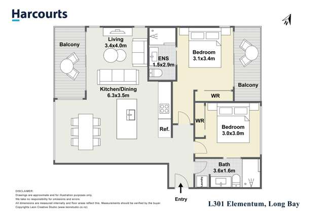 301/84C Te Oneroa Way Long Bay_1