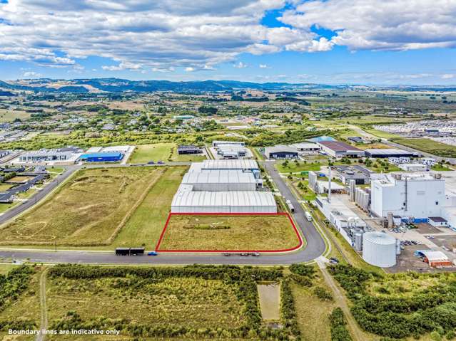 Strategic corner site in Pokeno Industrial Park