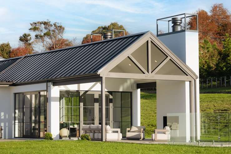 Ex-All Black Julian Savea and his wife Tima are selling their family lifestyle block on Mahoenui Valley Road, in Auckland's Coatesville, to focus on their new business. Photo / Fiona Goodall