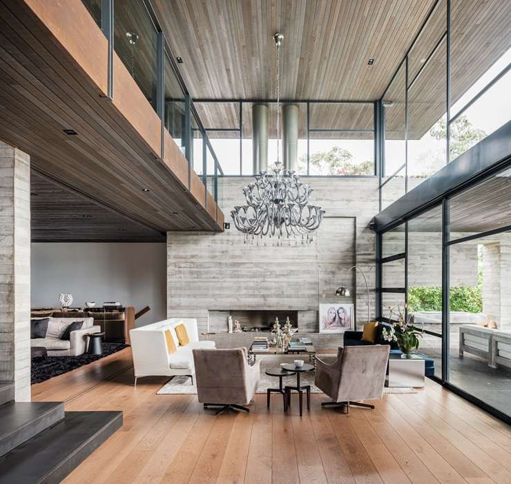 Architect David Ponting's design for the home that is being built on the 1000sqm block of land on West End Road, in Auckland's Westmere. Photo / Supplied
