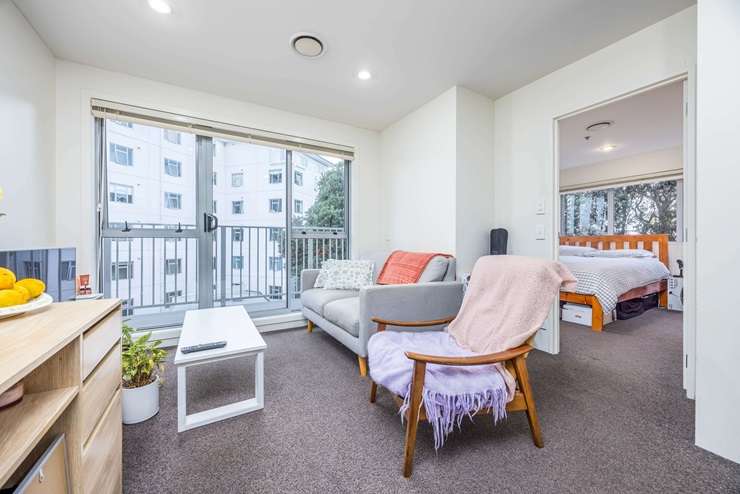 A one-bedroom apartment at 105/22 Fisher-Point Drive, in Freemans Bay, was one of the cheapest homes for sale in Auckland. Photo / Supplied