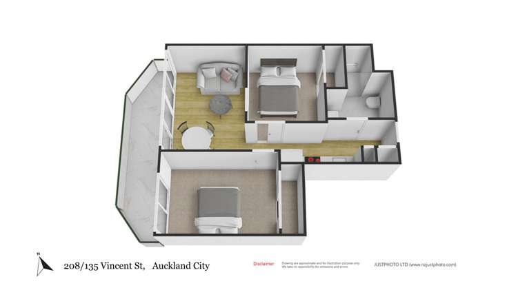 208/208/135 Vincent Street City Centre_21