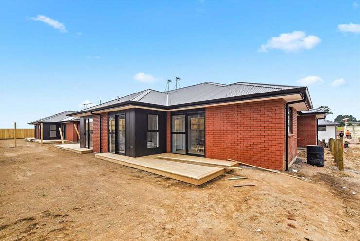 The new-build homes, designed by Byrne + Enright, had been listed with asking prices of between $800,000 and $850,000. Photo / Supplied