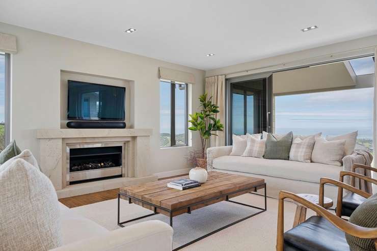 The three-bedroom, two-bathroom lifestyle property on has pipped the record for the area, beating a larger home that sold at the peak of the market. Photo / Supplied