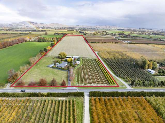 Cropping land with sheds galore