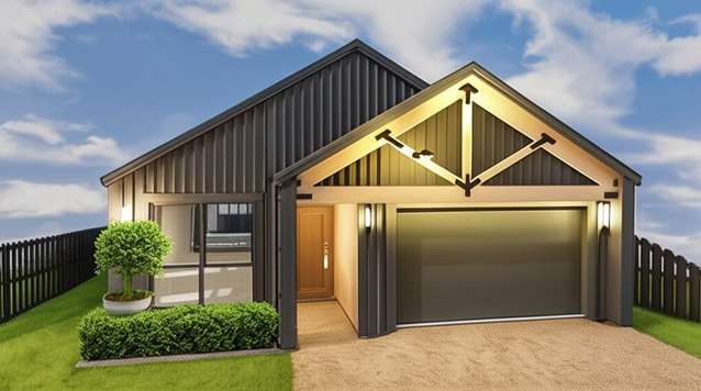 Double Garage with Uninterrupted Views