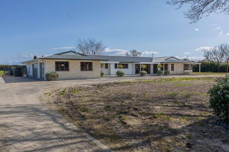 The lifestyle home in Swamp Road, in Fernhill, sold for $620,000 after receiving multiple offers. Photo / Supplied