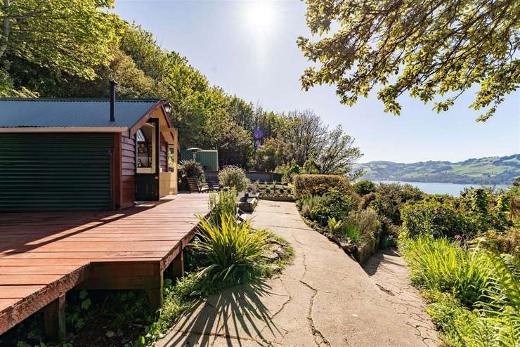 A 14sqm one-bedroom home on a 3622sqm section for sale at 2A Maude Street, in Oamaru, Waitaki. Photo / Supplied