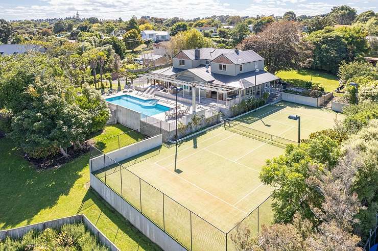 This luxury home on Paritai Drive, in Auckland's Orakei, sold off market for $20m this year. Photo / Supplied