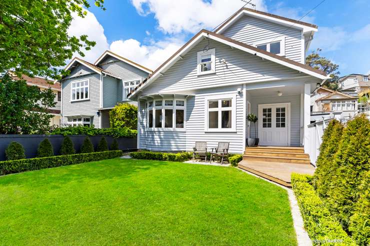 A well-presented character villa on Tiber Street, in Island Bay, Wellington, recently sold for $2.75m. Photo / Supplied