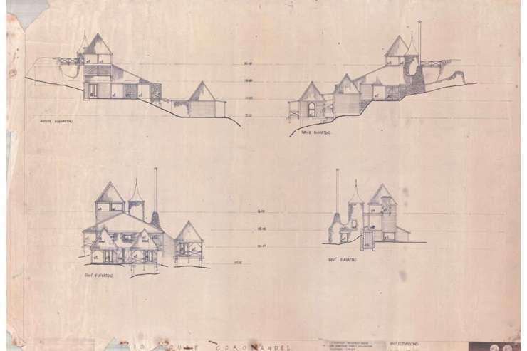 489 Tuateawa Road, in the Coromandel, known locally as The Castle, is being sold 