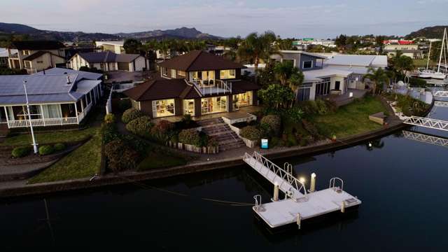 A Substantial Canal Front Home
