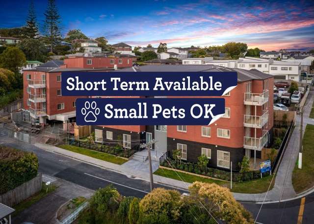 2 Bedroom + 1 Bath + 1 carpark  brand new unit  at Potiki Apartment - Small pet  friendly