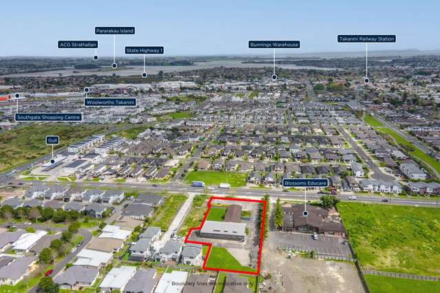 Residential development with holding income