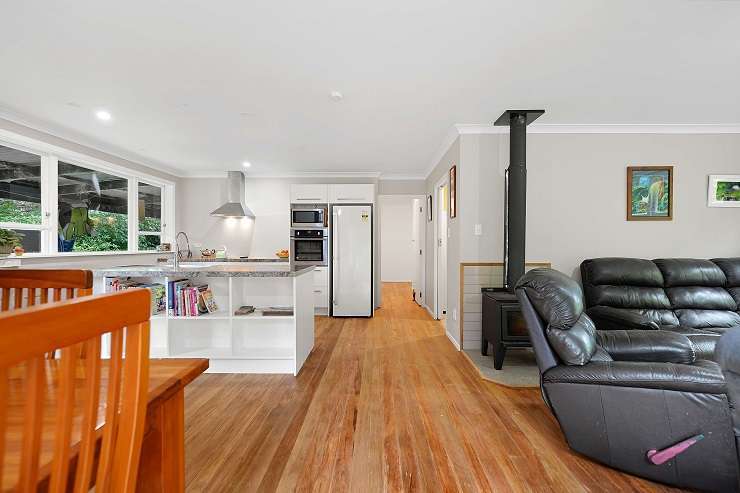 An entry-level lifestyle property on Te Puroa Road, in Ngāruawāhia, has a small historic forest on site. Photo / Supplied