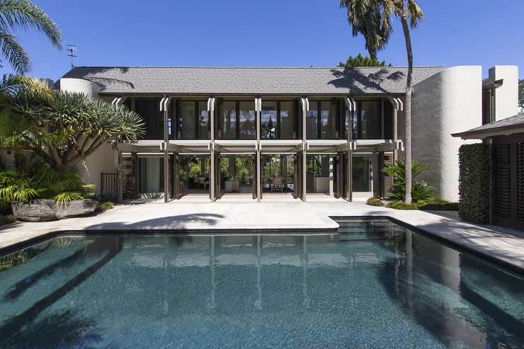 An aerial view of the house on Cheverton Place, in Kohimarama, Auckland. There are no photos of what the property currently looks like inside. Photo / Supplied