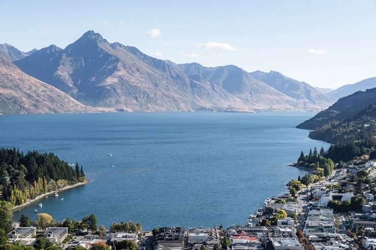 The five-bedroom home for sale at 2-4 Pinnacle Place, in Queenstown, was designed by award-winning architects Mason and Wales. Photo / Supplied