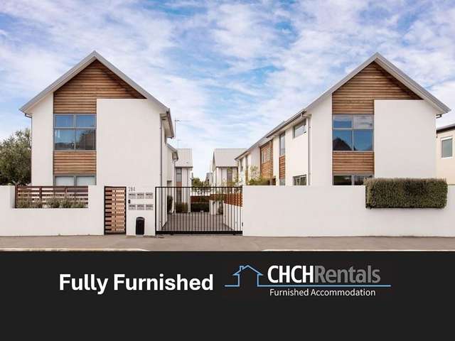 Beautifully Presented Spacious Fully Furnished City Townhouse in Small Gated Complex