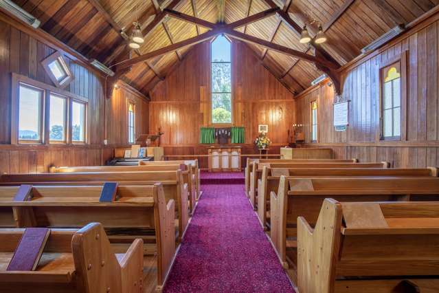 This home comes with a FREE CHURCH.