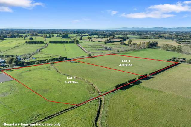 Two titled 4ha lots - take your pick!