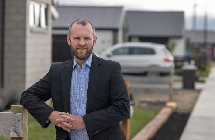 Townhouses in Auckland's Hobsonville. The suburb was the centre of the last house-building boom. Photo / Michael Craig