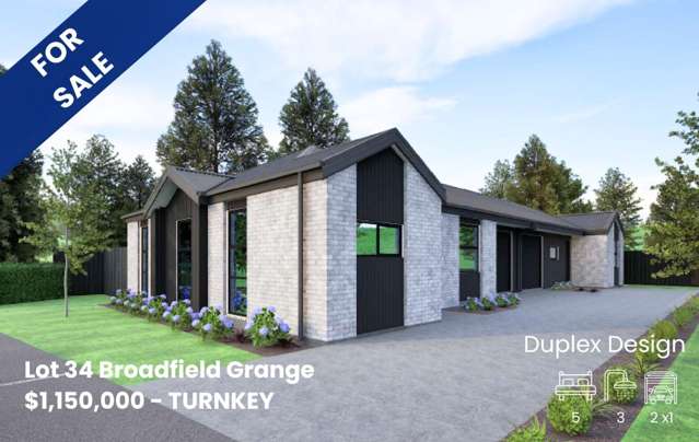 Lot 34 Broadfield Grange - Duplex Design