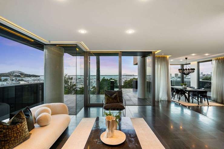 A luxury home on Shelly Bay Road, in Saint Marys Bay, was snapped up in June. It had been on and off the market since 2019. Photo / Supplied