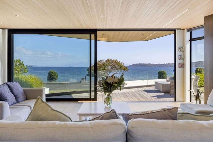 Waikato properties that golden visa holders could buy are few and far between but include this $5.95m lodge in Whangapoua, in the Coromandel. Photo / Supplied