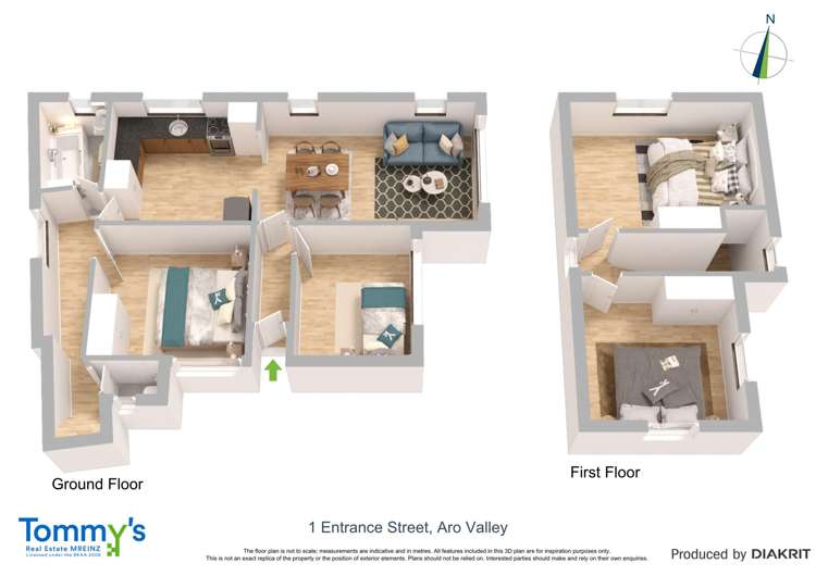 1 & 2/1 Entrance Street Aro Valley_13