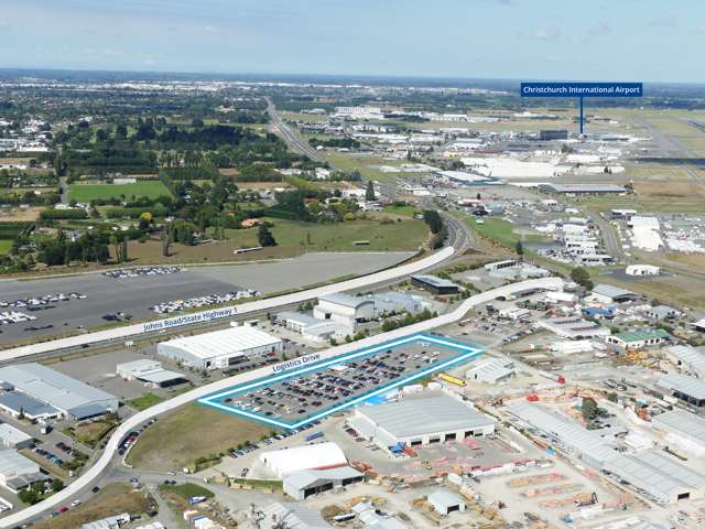 Large-scale site near Christchurch Airport