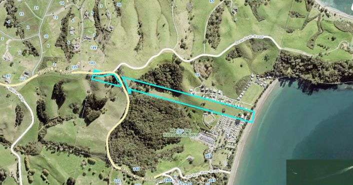 287A Martins Bay Road in Martins Bay, Mahurangi East, Rodney