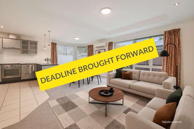 Deadline brought forward to 12pm Friday 13th June