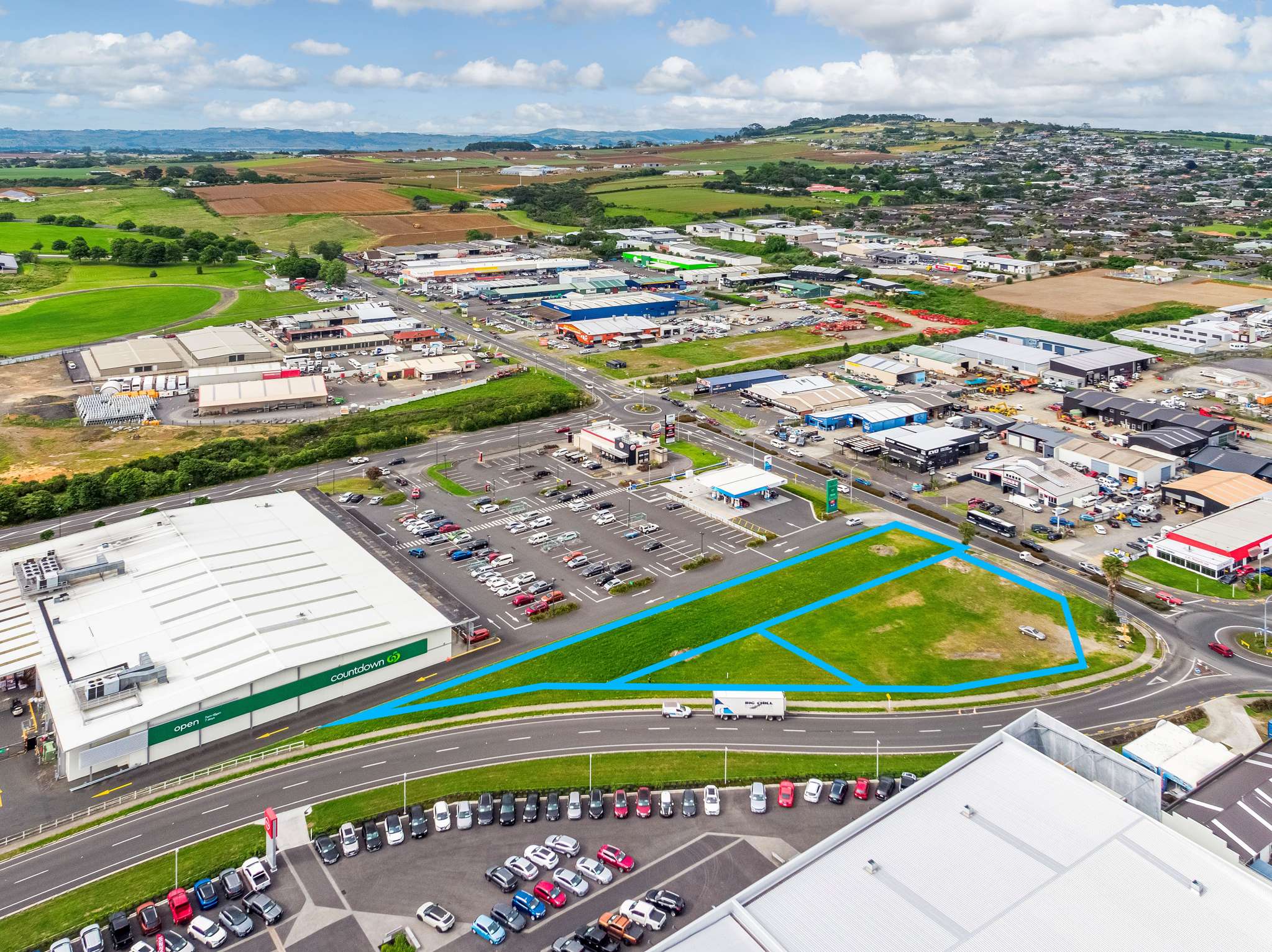 Highly visible corner site in Pukekohe