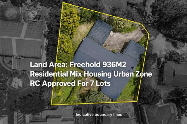 RC READY for 7-Lot Development 936m2 Site!