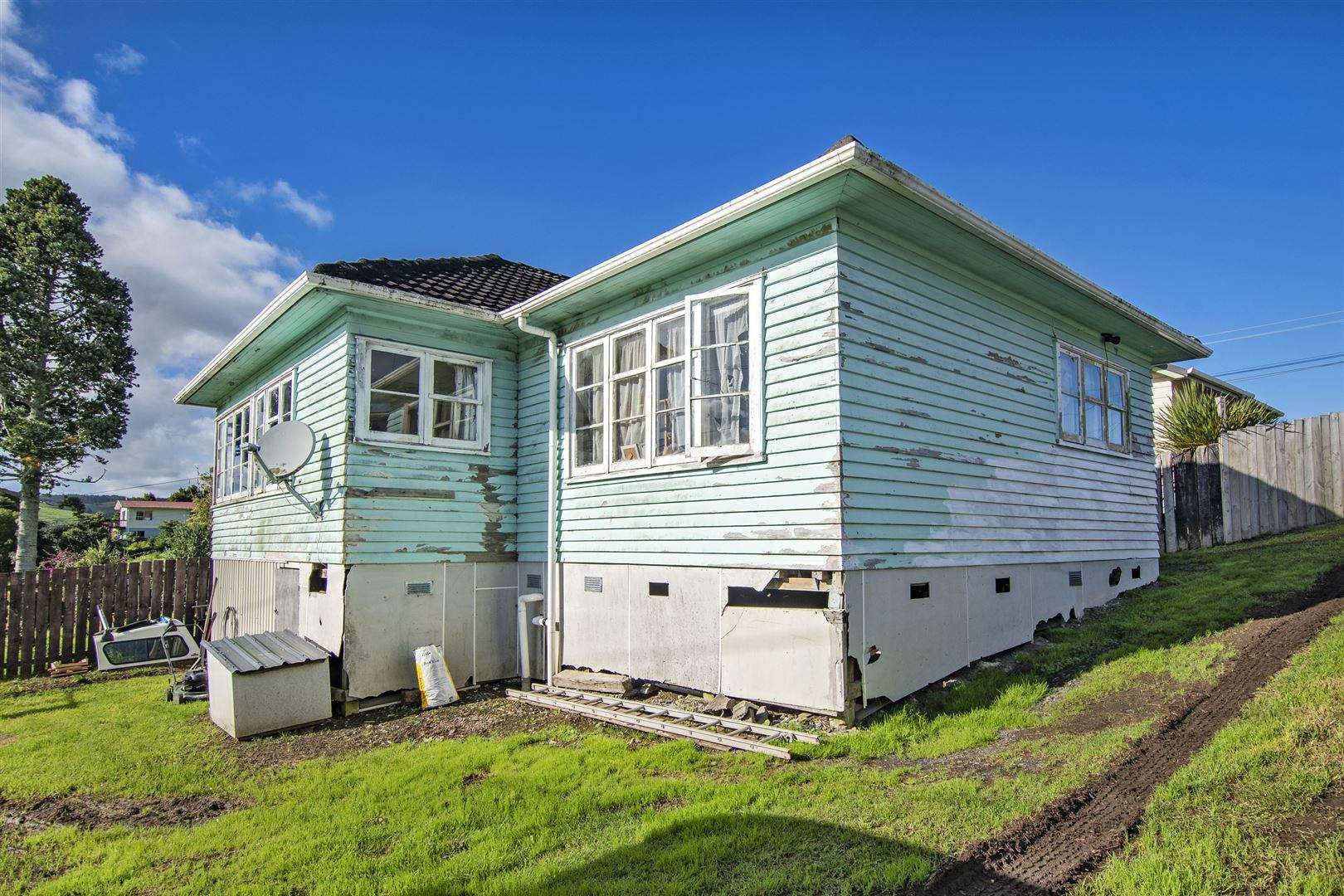 four-bedroom beachfront home on Owai Avenue, in Helena Bay, Whangarei