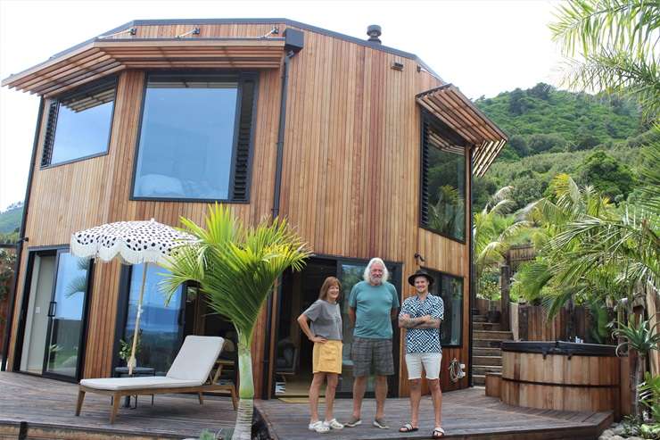 The Round House, on Wilson Way, in Waikanae, Kapiti Coast, featured in season seven of Grand Designs New Zealand. Photo / Supplied