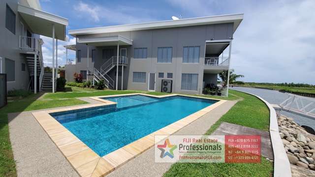 MODERN & AFFORDABLE WATERFRONT RENTAL NEAR DOWNTOWN NADI, IN FANTASY ISLAND GATED COMMUNITY