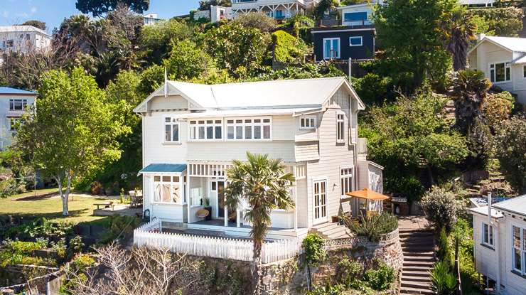 Waimarie, a five-bedroom homestead for sale at 14 Elizabeth Road, in Bluff Hill, Napier. Photo / Supplied