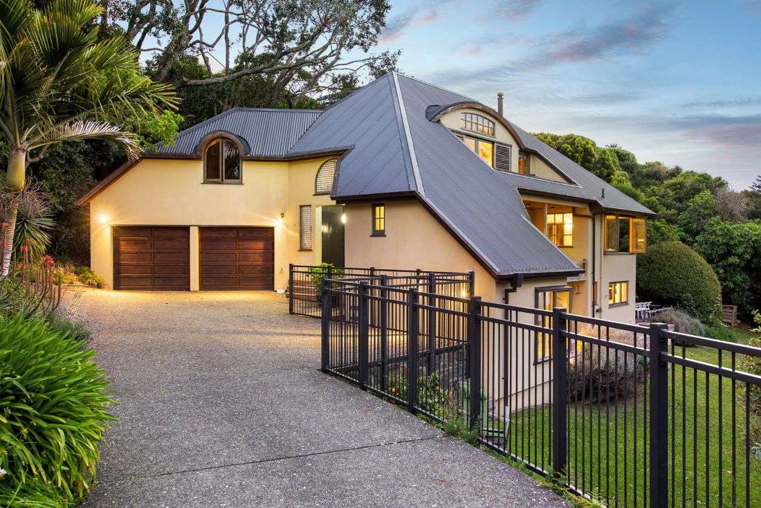 Aerial view of 18 Peacock Street, Glendowie, Auckland