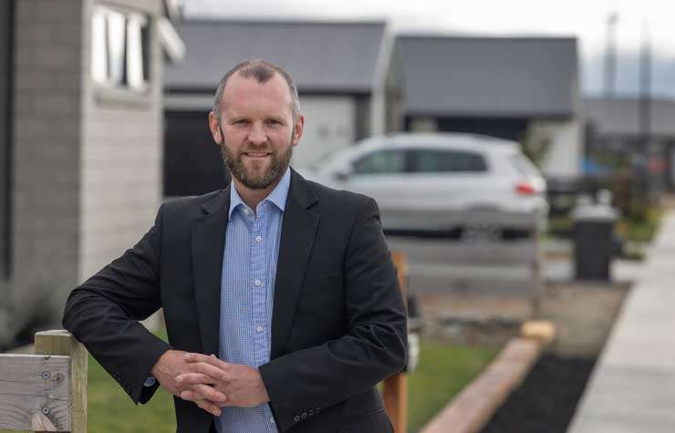 A real estate office in the Christchurch suburb of Riccarton