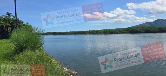 Prime Riverfront Freehold Land on Naisoso Island – Build Your Dream in Paradise